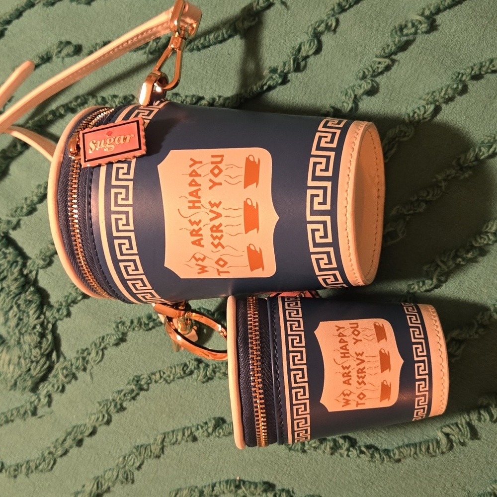 Kate Spade NY Coffee Bag With Coin Cup!
